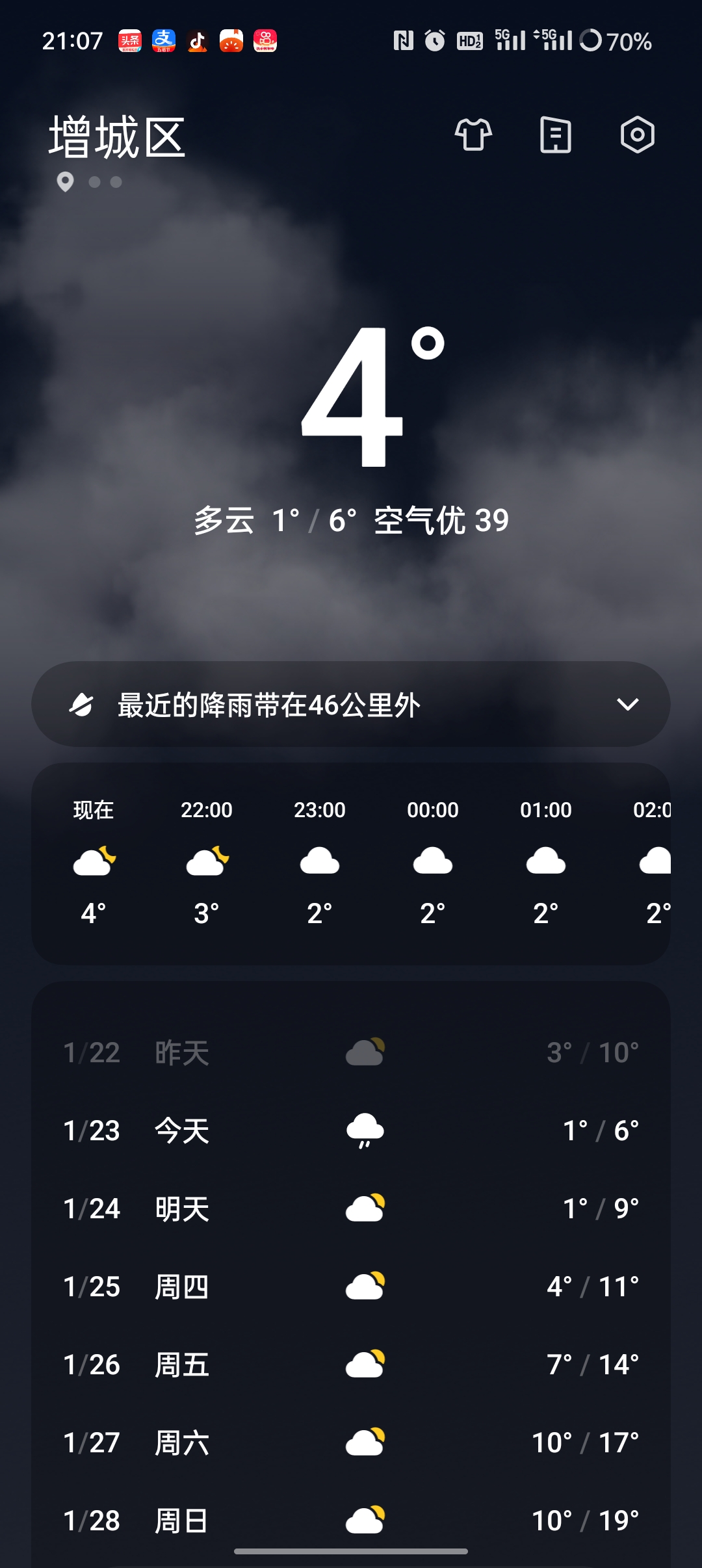 这个天有点冷
