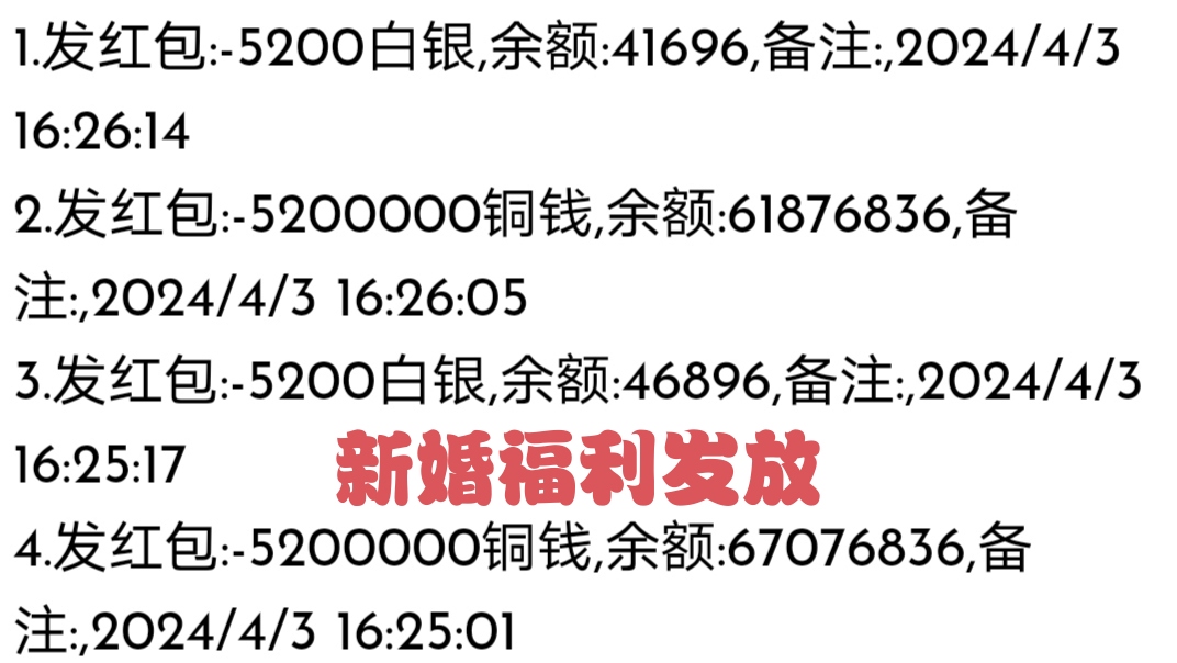 新婚福利